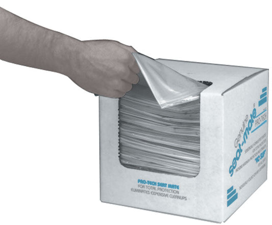 31.5” W x 52” L Clear PE Plastic Economy Disposable Seat Covers | Thickness: 0.8 Mil