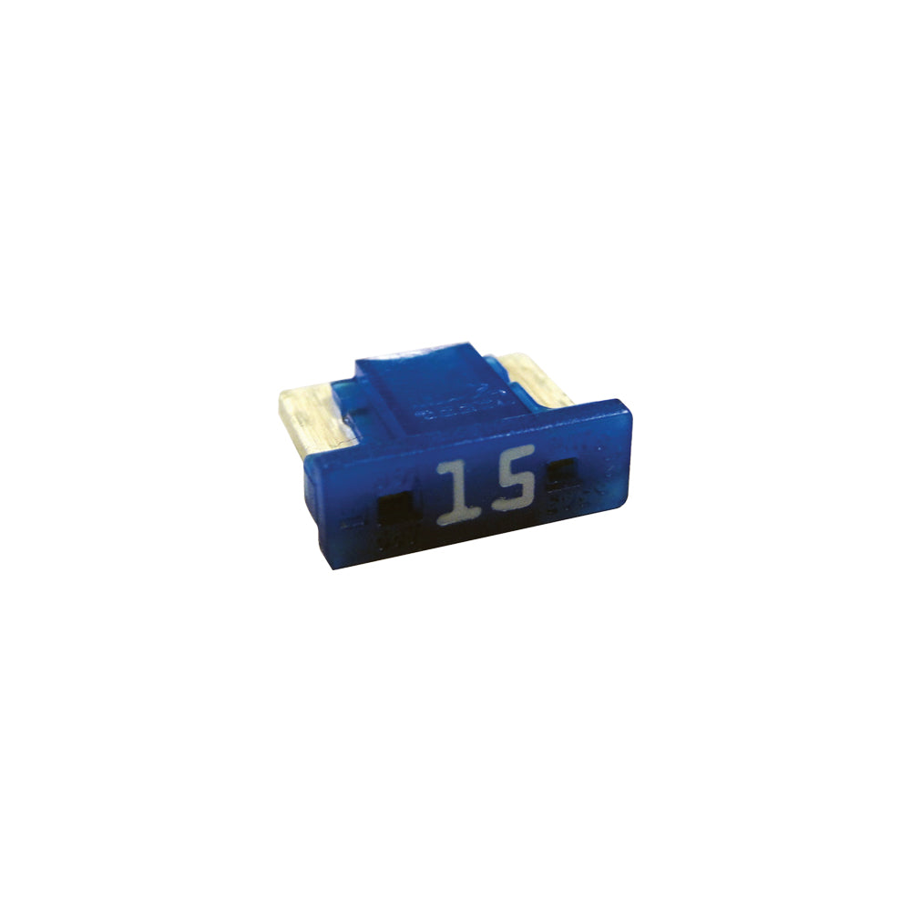 Low Profile ATM Mini Fuse Automotive Fuses AMP Rating: 15 Amp Color: Blue