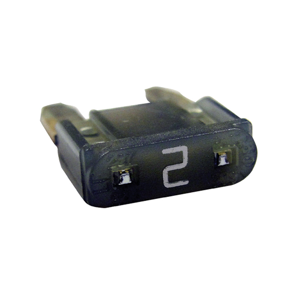 ATM Mini Fuse Automotive Fuses AMP Rating: 2 Amp Color: Gray
