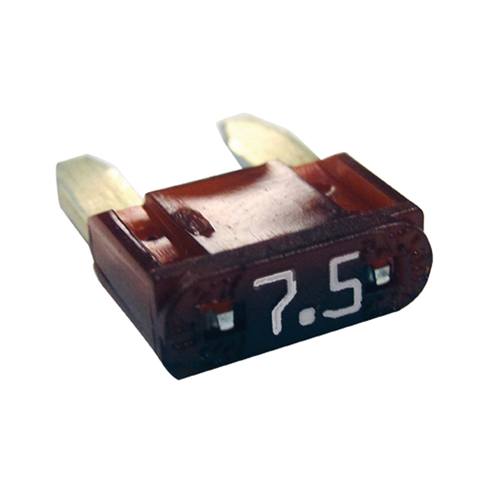 ATM Mini Fuse Automotive Fuses AMP Rating: 7.5 Amp Color: Maroon