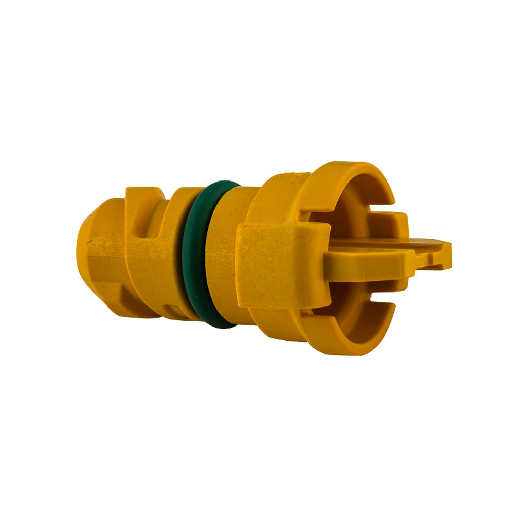 Plastic w/Green O-Ring Oil Drain Plug Specialty Thread: 120° Twist & Lock 3/8