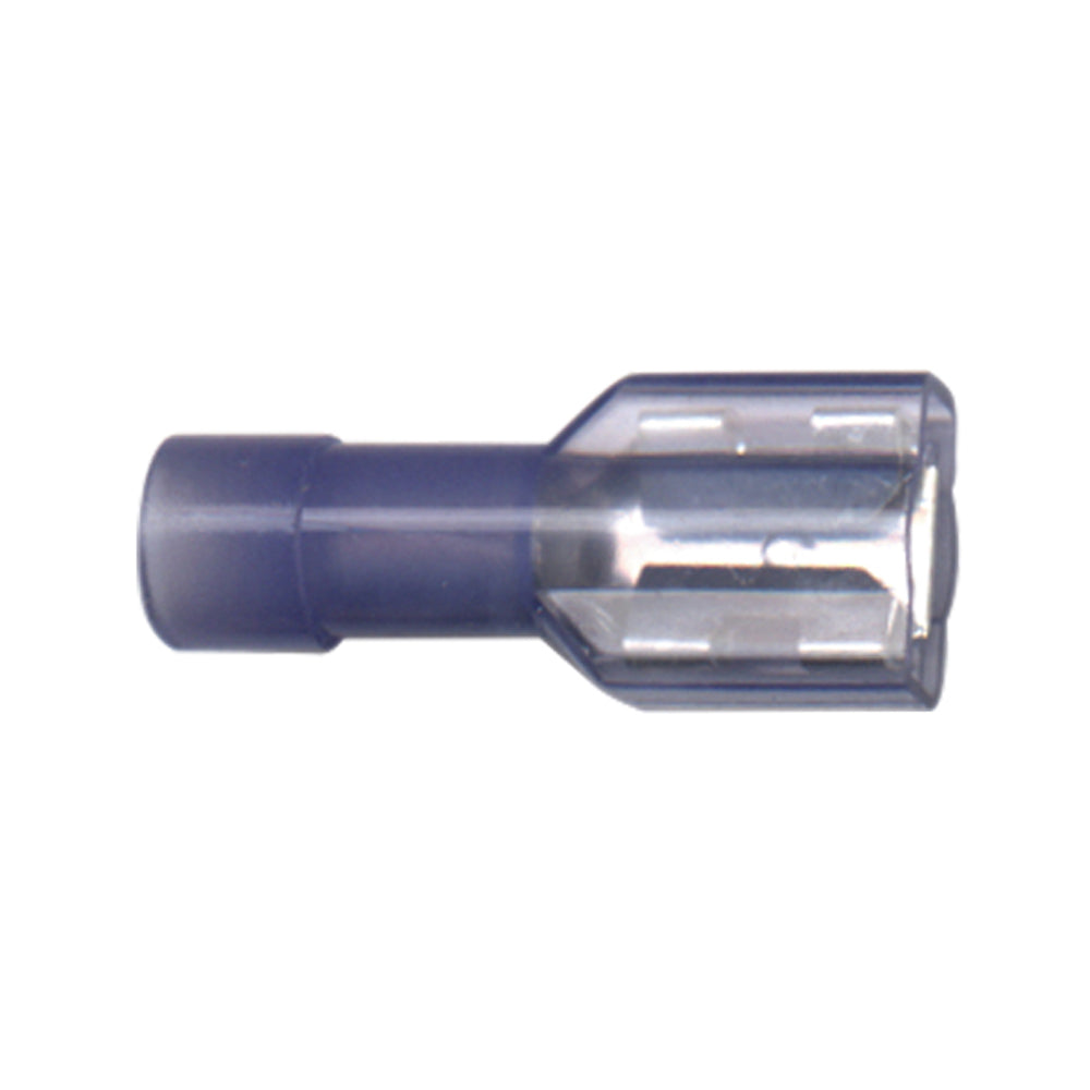 Nylon Fully Insulated Terminals- Quick Disconnect Color: Purple Wire Size: 16-14 (Female) Stud Size: .250 x .032