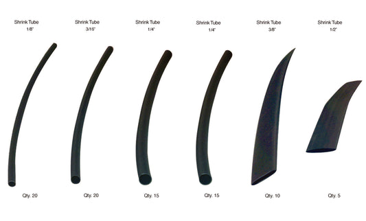 Shrink Tubing Assortment (85 Total Pieces)