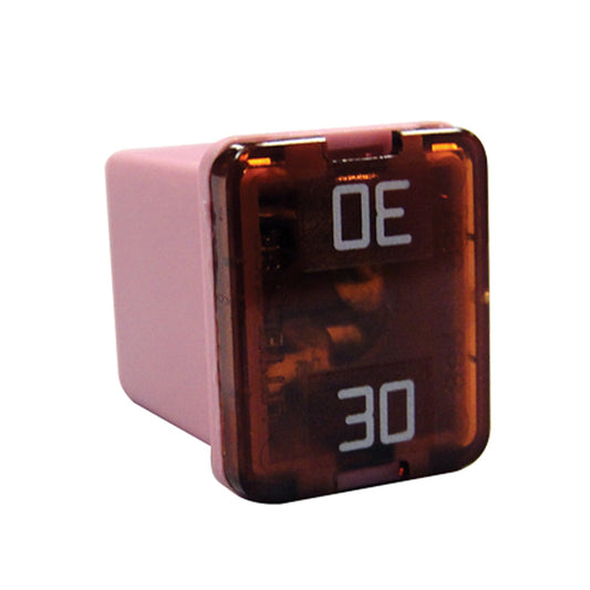 JC-30S 30 amp low profile J-case fuse, pink — additional view