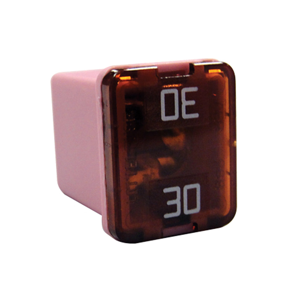 Low Profile J-CASE Fuse Automotive Cartridge Fuses AMP Rating: 30 Amp Color: Pink