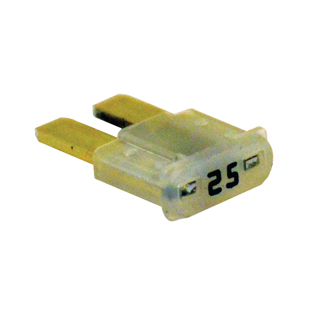 Micro2 Blade Automotive Fuses AMP Rating: 25 Amp Color: Clear