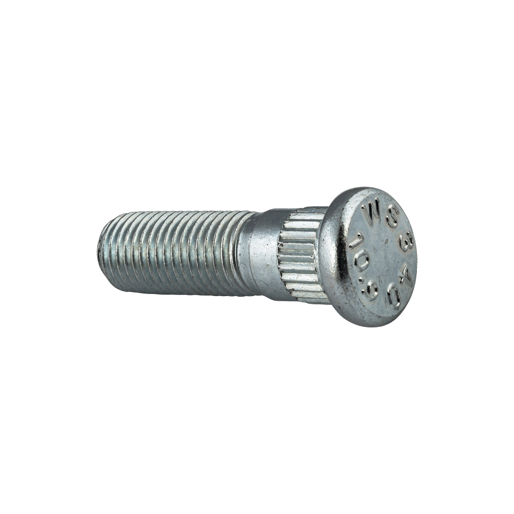 Grade 10.9 Serrated Wheel Stud Length: 42mm Thread: M12-1.50 Knurl: 12.929mm