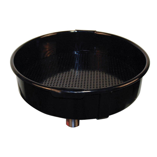 25 Gal. Heavy-Duty Self-Evacuating Oil Drain Replacement Part | 16" Steel Centred Funnel w/Screen