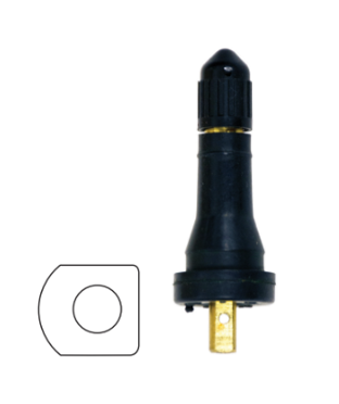 JohnDow 6-207B high-speed snap-in TPMS rubber valve stem