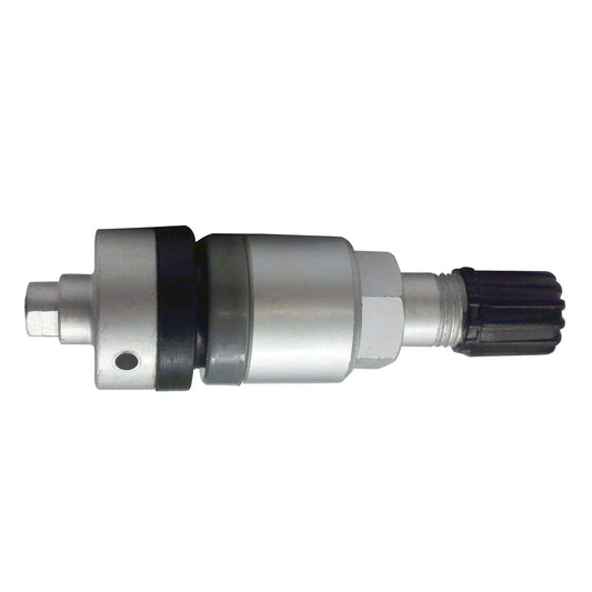 JohnDow 6-225 brushed-aluminum TPMS valve with T10 screw for DVT-PRO sensor