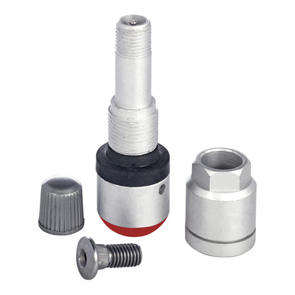 JohnDow 6-243 OE TPMS replacement valve — Huf/Beru Gen II metal, orange, 51mm