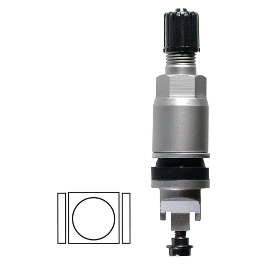 OEM TPMS Replacement Valve | Style: Metal Clamp-In Valve | Fits: Toyota (2019+) | OEM / Cross-Ref: VS312 | New Metal Toyota Valve