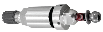 JohnDow 6-284 brushed-metal BLE TPMS valve for Tesla
