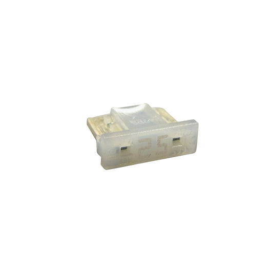25 AMP LOW PROFILE ATM MINI Automotive Fuse | Color: Clear