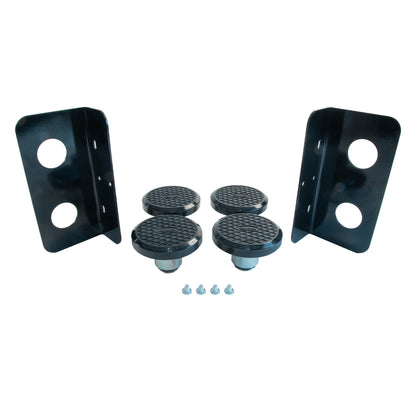 Round Thread Up Adapter w/pad and Adapter Rack (Set of 4)