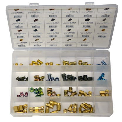 Master Brake Line Fittings Assortment | Total Part Numbers: 23 | Total Pieces: 115