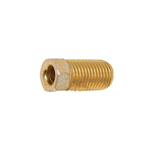 Steel Tube Nut RoHS Yellow Zinc Plating Thread: Short Inverted Tube: 1/4