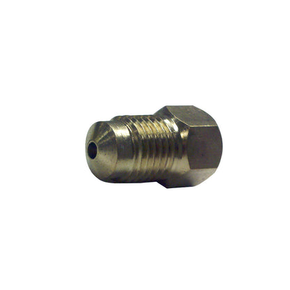 Brass Standard to Metric Bubble Flare Adapter | Tube: 3/16" | Female: 3/8"-24 Inverted Flare