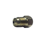 Brass Standard to Metric Bubble Flare Adapter | Tube: 3/16" | Female: 3/8"-24 Inverted Flare