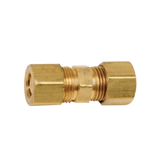 Brass Compression Union | Tube: 1/8" | Thread: 5/16"-24