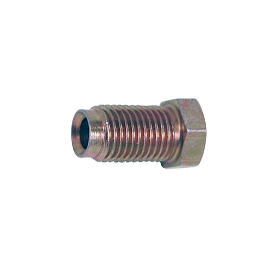 Steel Tube Nut | Tube: 3/16" | Clear Zinc Violet | Thread: 3/8"-24 Bubble Flare | Hex: 11mm