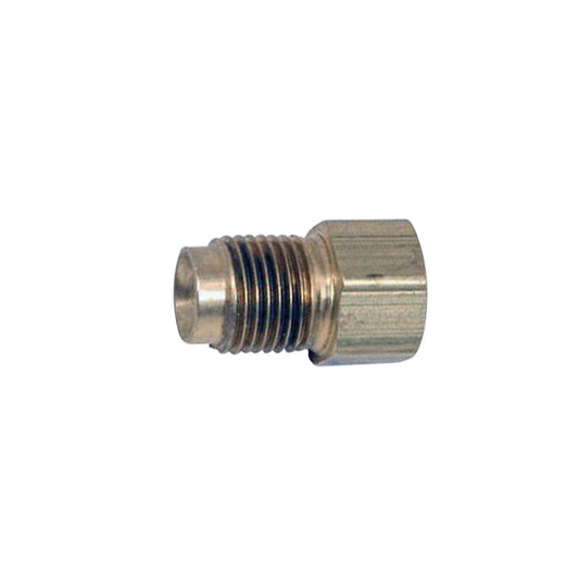 Brass Standard to Dual Master Cylinder Adapter | Tube: 3/16" | Female: 3/8"-24 Inverted Flare