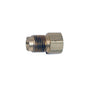 Brass Standard to Dual Master Cylinder Adapter | Tube: 3/16" | Female: 3/8"-24 Inverted Flare
