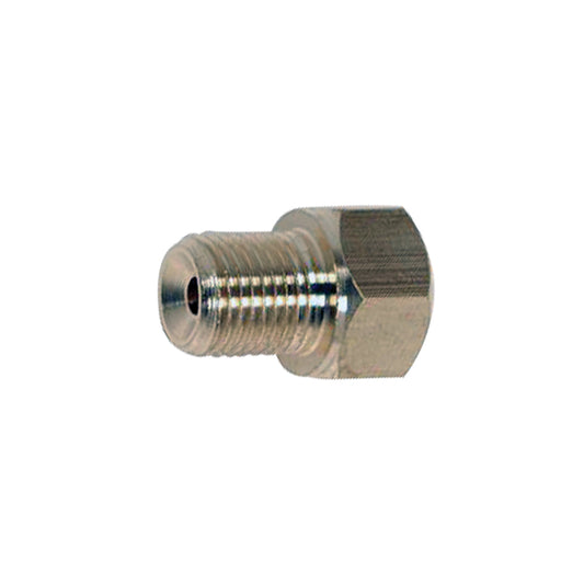 Brass Standard to Dual Master Cylinder Adapter | Tube: 1/4" | Female: 7/16"-24 Inverted Flare