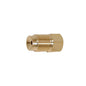 Brass Standard to Dual Master Cylinder Adapter | Tube: 3/16" | Female: 3/8"-24 Inverted Flare