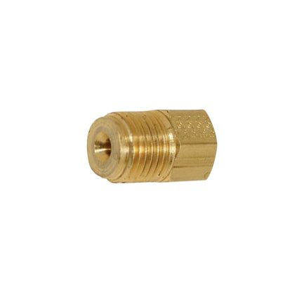 Brass Standard to Dual Master Cylinder Adapter | Tube: 3/16" | Female: 3/8"-24 Inverted Flare