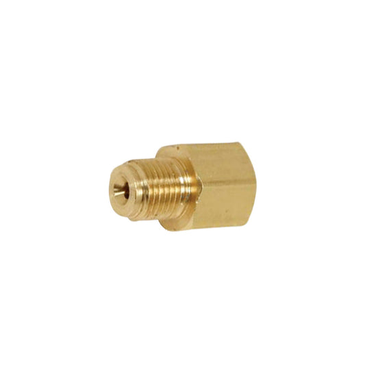 Brass Standard to Dual Master Cylinder Adapter | Tube: 3/16" | Female: 9/16"-18 Inverted | Male: 1/2"-20 Inverted