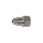 Brass Metric to Metric Bubble Adapter | Tube: 3/16" | Female: M10x1.0 Bubble Flare