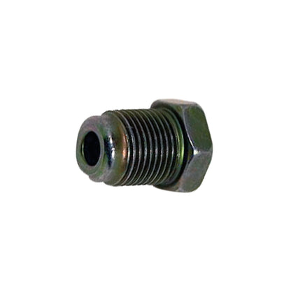 Steel Metric Tube Nut | Tube: 3/16" | Clear Zinc Blue | Thread: M12x1.25 Bubble Flare | Hex: 14mm