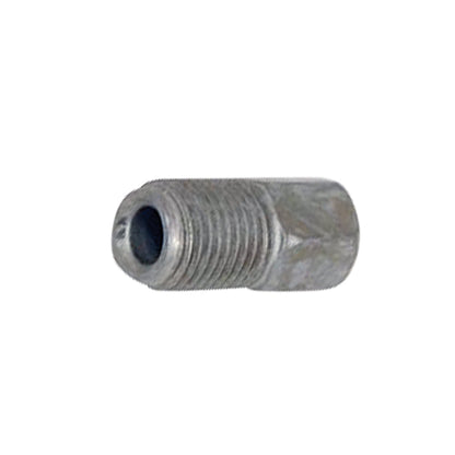 Steel Metric Tube Nut | Tube: 3/16" | Clear Zinc Blue | Thread: M10x1.0 Inverted Flare Long | Hex: 11mm