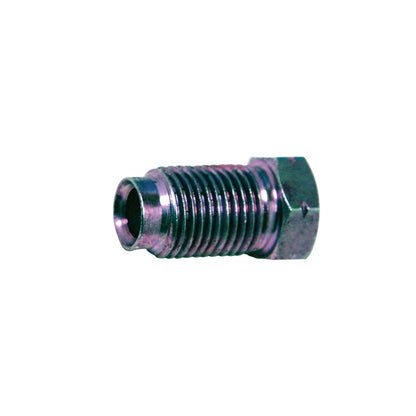 Steel Metric Tube Nut | Tube: 3/16" | Clear Zinc Violet | Thread: M10x1.0 Bubble Flare | Hex: 11mm