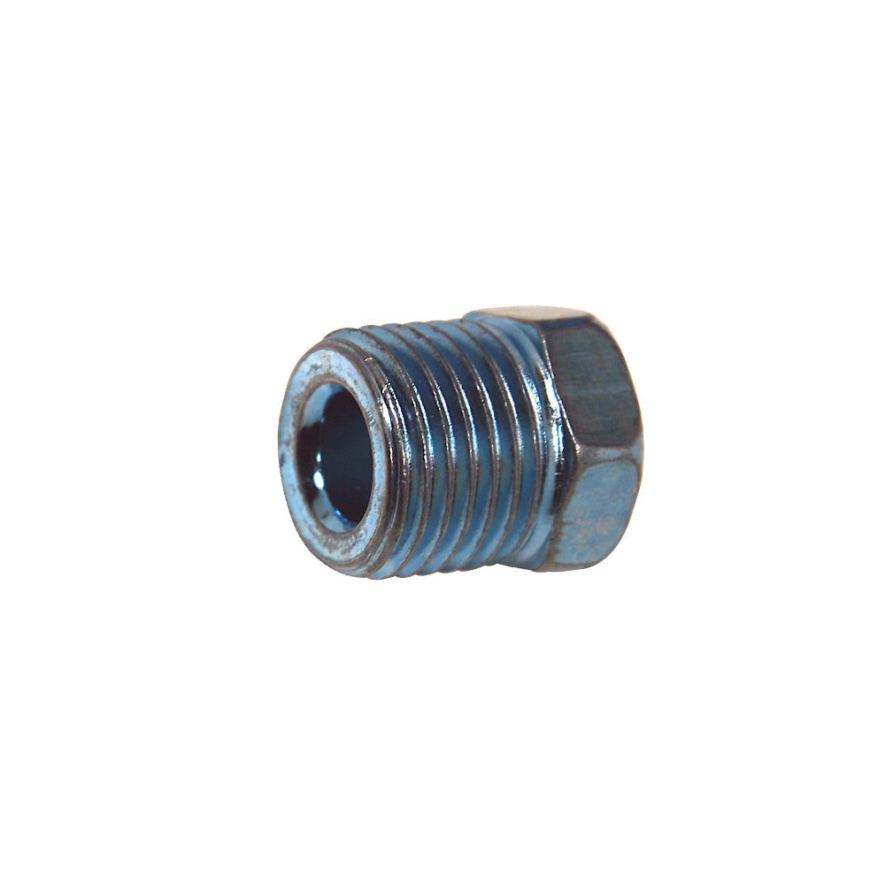 Steel Tube Nut Blue Clr Zinc Plating Thread: Inverted Tube: 1/4