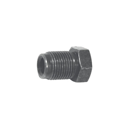 Steel Metric Tube Nut | Tube: 6mm | Clear Zinc Olive | Thread: M12x1.0 Bubble Flare | Hex: 12mm