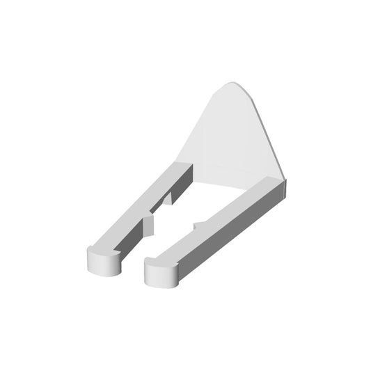 Steel & Nylon Quick Connector Fuel Line Retainer Clips | Style: Ford (White)