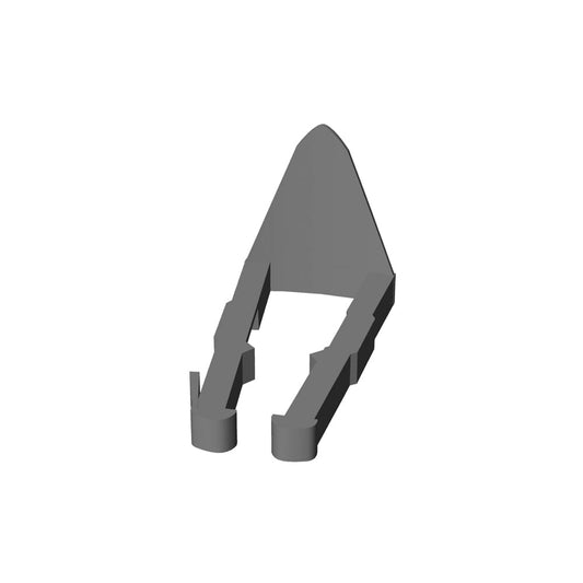 Steel & Nylon Quick Connector Fuel Line Retainer Clips | Style: Ford (Black) | Thread Size: 3/8"