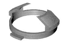 Steel & Nylon Quick Connector Fuel Line Retainer Clips | Style: Ford | Thread Size: 1/4"