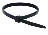 Black Standard UV Cable Ties | Length: 4" | 18 lb. | Bag of 100