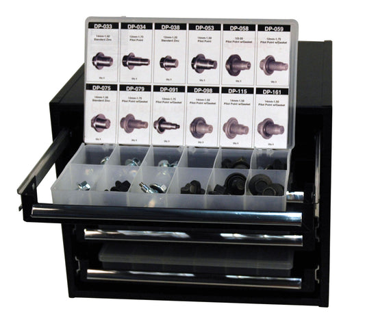 Tower Cabinet Sliding Drawer Storage Component Part | Includes: 4 x Variant Assortment Sliding Drawer Boxes | Size: 14-1/2" W x 13" D x 11-1/2" H