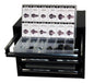 Tower Cabinet Sliding Drawer Storage Component Part | Includes: 4 x Variant Assortment Sliding Drawer Boxes | Size: 14-1/2" W x 13" D x 11-1/2" H