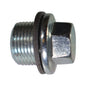 Flange Hex Oil Drain Plug | Thread Size: M20x1.50 | Hex: 17mm w/Rubber Gasket
