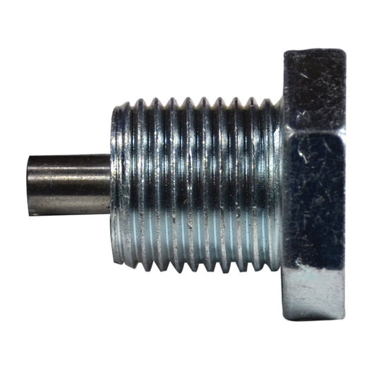 Flat Oil Drain Plug | Drive: Square Socket | Style: Magnetic | Thread Size: M14x1.25 | Hex: 19mm
