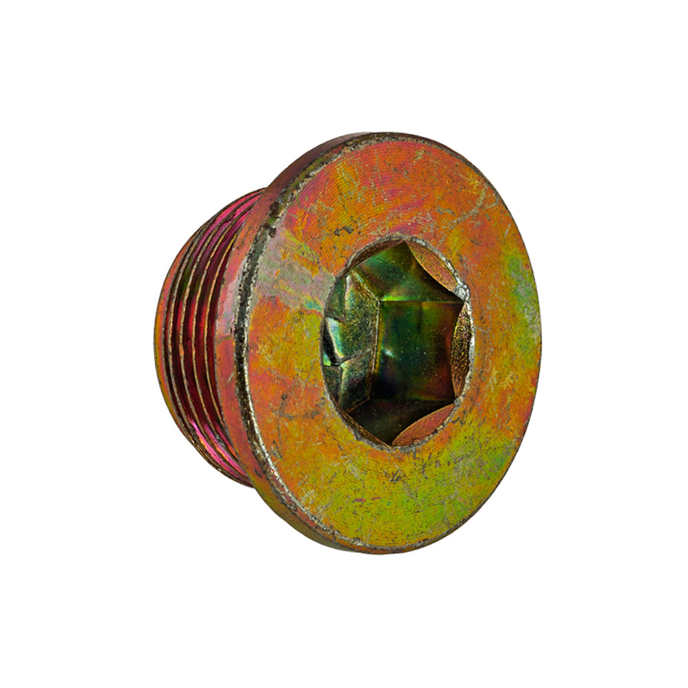 Oil Drain Plug Square Head w Trapped Washer Thread: M14-1.50 Hex: 19mm