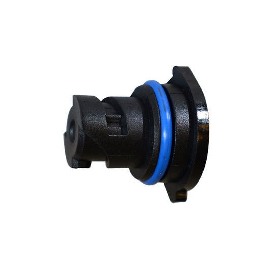 GM Plastic Oil Drain Plug | Style: Blue O-Ring Gasket | OEM: Cadillac CT6 (2019), XT4 (2019-20), XT5 (2020), Chevrolet Silverado 1500 (2019)