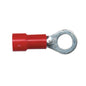 Vinyl Insulated Terminal Rings | Wire Size: 22–18 AWG | Color: Red