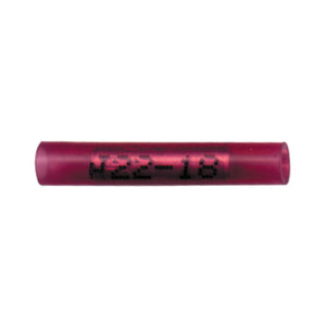 Nylon Butt Connectors Color: Red Wire Size: 22-18