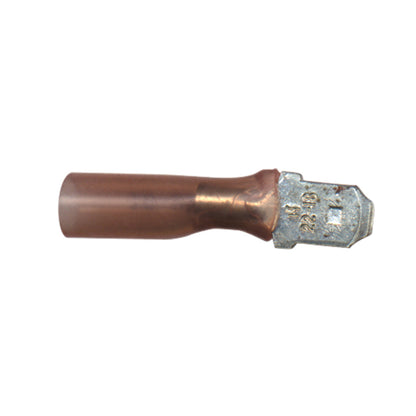 Heat Shrink Terminal Quick Disconnect | Wire Size: 22–18 AWG | Stud Size: 0.250 × 0.032 | Color: Lt. Red